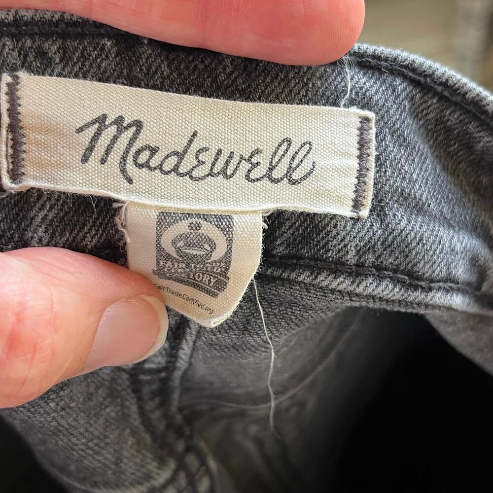 Madewell Women's Perfect Vintage Jeans Charcoal Wash Size 25 - Picture 8 of 10